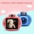 Cartoon Portable HD Mini Digital Camera for Children Pink