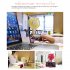 Cartoon Portable Mini Fan With Led Light Strong Wind Handheld Electric Fan With Mobile Phone Holder pink