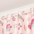 Cartoon Printed Window Curtains Hollow Out Drape for Home Kids Room Shade Pink 1   2 5m high punch