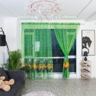 Cartoon Printing Curtain Tulle Breathable Drapes for Home Living Room Balcony Decoration 1.5 * 2.7 meters high