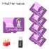 Cartoon Purple Girl TF Memory Card with Adapter and Card Reader