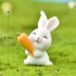 Cartoon Rabbit Easter Animal Model Micro Landscape Home Decor Garden Decoration Accessories  7