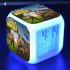 Cartoon Smart Luminous Alarm Clock With Calendar Thermometer Large Led Screen Displays For Bedroom Dining Room Study Room Office Number 7