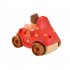 Cartoon pull back car with little princess  parent product green