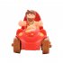 Cartoon pull back car with little princess parent product blue