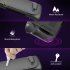 Case Set With Bracket Ultra thin Protective Case Removable Cover Compatible For Steam Deck Host Game Accessories black