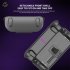 Case Set With Bracket Ultra thin Protective Case Removable Cover Compatible For Steam Deck Host Game Accessories black