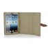 Case for iPad mini made out of leather  protecting your iPad in style and offering a built in stand
