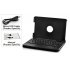 Case for iPad mini with detachable Bluetooth keyboard and 360 degree rotating cover for ultimate iPad protection