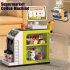 Cash Register Playset For Kids Simulation Money Scanner Play Foods Refrigerator Pretend Play Toys Gifts For Boys Girls green