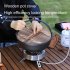 Cast Iron Dutch Oven with Wooden Cover Flat Bottom Design Single Non coated Non stick Pan Cast Iron Dutch Oven 29CM