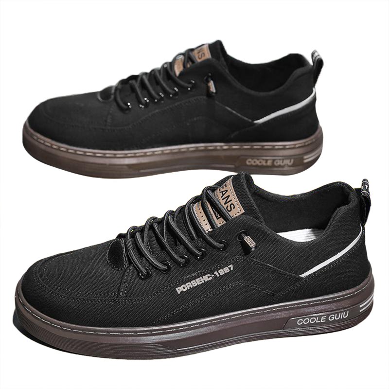 Casual Men Sneakers Ergonomic Design Anti-Slip Lightweight Breathable Minimalist Sports Platform Shoes Outdoor Training Shoes black brown 41