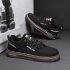 Casual Men Sneakers Ergonomic Design Anti Slip Lightweight Breathable Minimalist Sports Platform Shoes Outdoor Training Shoes black brown 43