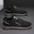 Casual Men Sneakers Ergonomic Design Anti Slip Lightweight Breathable Minimalist Sports Platform Shoes Outdoor Training Shoes black brown 43