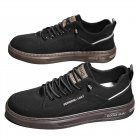 Casual Men Sneakers Ergonomic Design Anti-Slip Lightweight Breathable Minimalist Sports Platform Shoes Outdoor Training Shoes black brown 43