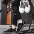Casual Men Sneakers Ergonomic Design Anti Slip Lightweight Breathable Minimalist Sports Platform Shoes Outdoor Training Shoes black brown 43