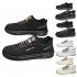 Casual Men Sneakers Ergonomic Design Anti Slip Lightweight Breathable Minimalist Sports Platform Shoes Outdoor Training Shoes black brown 43