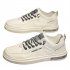 Casual Men Sneakers Ergonomic Design Anti Slip Lightweight Breathable Minimalist Sports Platform Shoes Outdoor Training Shoes beige 44