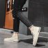 Casual Men Sneakers Ergonomic Design Anti Slip Lightweight Breathable Minimalist Sports Platform Shoes Outdoor Training Shoes beige 44