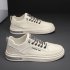 Casual Men Sneakers Ergonomic Design Anti Slip Lightweight Breathable Minimalist Sports Platform Shoes Outdoor Training Shoes beige 44