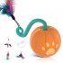 Cat 2 speed Interactive Toys Ball with Led Light 3pcs Feathers Type c Charging Built in 500mah Battery Watermelon