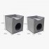 Cat Bed Large Cat Cave Cube Cat Indoor Hideaway Condo With Scratch Pad For Kitten Puppy 33 x 33 x 37cm gray edge trumpet