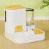Cat Bowl Automatic Feeder With Water Dispenser Stainless Steel Cat Bowl Ceramic Pet Food Water Bowl For Dog Integrated feeder Gray B