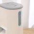 Cat Bowl Automatic Feeder With Water Dispenser Stainless Steel Cat Bowl Ceramic Pet Food Water Bowl For Dog Integrated feeder Gray B