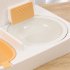 Cat Bowl Automatic Feeder With Water Dispenser Stainless Steel Cat Bowl Ceramic Pet Food Water Bowl For Dog Integrated feeder Gray B