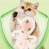 Cat Chew Toy Ball Toy Internal Solid Bite And Lick Resistant Grinding Teeth And Cleaning Teeth Interactive Cat Teething Ball For Indoor Outdoor Catnip Ball Loll