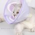 Cat DRecovery Collar Cone Adjustable Cat Cone Collar Soft Lightweight Adjustable Pet Cone Collar Prevent Licking Bite Cone For Cat After Surgery Kitten Cone pea