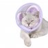 Cat DRecovery Collar Cone Adjustable Cat Cone Collar Soft Lightweight Adjustable Pet Cone Collar Prevent Licking Bite Cone For Cat After Surgery Kitten Cone pea
