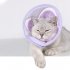 Cat DRecovery Collar Cone Adjustable Cat Cone Collar Soft Lightweight Adjustable Pet Cone Collar Prevent Licking Bite Cone For Cat After Surgery Kitten Cone pea