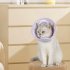 Cat DRecovery Collar Cone Adjustable Cat Cone Collar Soft Lightweight Adjustable Pet Cone Collar Prevent Licking Bite Cone For Cat After Surgery Kitten Cone pea