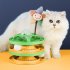 Cat Diy Turntable Ball Bite resistant Scratch resistant Funny Teaser Stick Boredom Toys Pet Supplies yellow universal