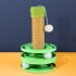 Cat Diy Turntable Ball Bite resistant Scratch resistant Funny Teaser Stick Boredom Toys Pet Supplies yellow universal