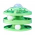 Cat Diy Turntable Ball Bite resistant Scratch resistant Funny Teaser Stick Boredom Toys Pet Supplies yellow universal