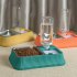Cat Dog Feeding Bowl Non wet Mouth Stainless Steel Automatic Drinking Bowl Food Dispenser Pet Supplies  Orange 