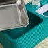 Cat Dog Feeding Bowl Non wet Mouth Stainless Steel Automatic Drinking Bowl Food Dispenser Pet Supplies  Orange 