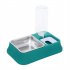 Cat Dog Feeding Bowl Non wet Mouth Stainless Steel Automatic Drinking Bowl Food Dispenser Pet Supplies  Orange 