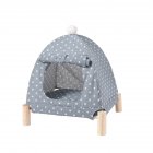 Cat Dog Kennel Pet Camp Bed Small Tent Summer Breathable Removable Washable Cat Mat House Pets Supplies tent camp bed
