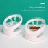 Cat Dog Pet  Bowl Separate Design Neck Protector Oblique Mouth Puppy Kitten Feeder Bowl transparent bowl 14 2 x 14 2 x 12 5