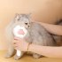 Cat Dog Pet Brush With Release One Push Button Paw Shaped Self Cleaning Slicker Brush For Long Short Haired Cats Dogs Pink Paw comb one key removal 