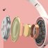 Cat Ear Wireless Headphones Over Ear Hi Fi Stereo Deep Bass Lighting Headset For Laptop PC Computer Mobile Phone Tablet blue