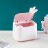 Cat Excrement Trash Can Fully Enclosed Smell Proof Detachable Cat Litter Disposal Bin Cat Toilet Cat Litter Special Garbage Can Excrement Supplies white yellow