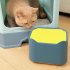 Cat Excrement Trash Can Fully Enclosed Smell Proof Detachable Cat Litter Disposal Bin Cat Toilet Cat Litter Special Garbage Can Excrement Supplies white yellow