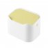 Cat Excrement Trash Can Fully Enclosed Smell Proof Detachable Cat Litter Disposal Bin Cat Toilet Cat Litter Special Garbage Can Excrement Supplies white yellow