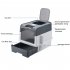 Cat Litter Box With UVC Ultraviolet Function  Large Enclosed Top Entry Anti Splashing Litter Box With Lid  Convenient Auto Off  Drawer Type Toilet gray large