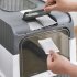 Cat Litter Box With UVC Ultraviolet Function  Large Enclosed Top Entry Anti Splashing Litter Box With Lid  Convenient Auto Off  Drawer Type Toilet gray large