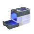 Cat Litter Box With UVC Ultraviolet Function  Large Enclosed Top Entry Anti Splashing Litter Box With Lid  Convenient Auto Off  Drawer Type Toilet gray large